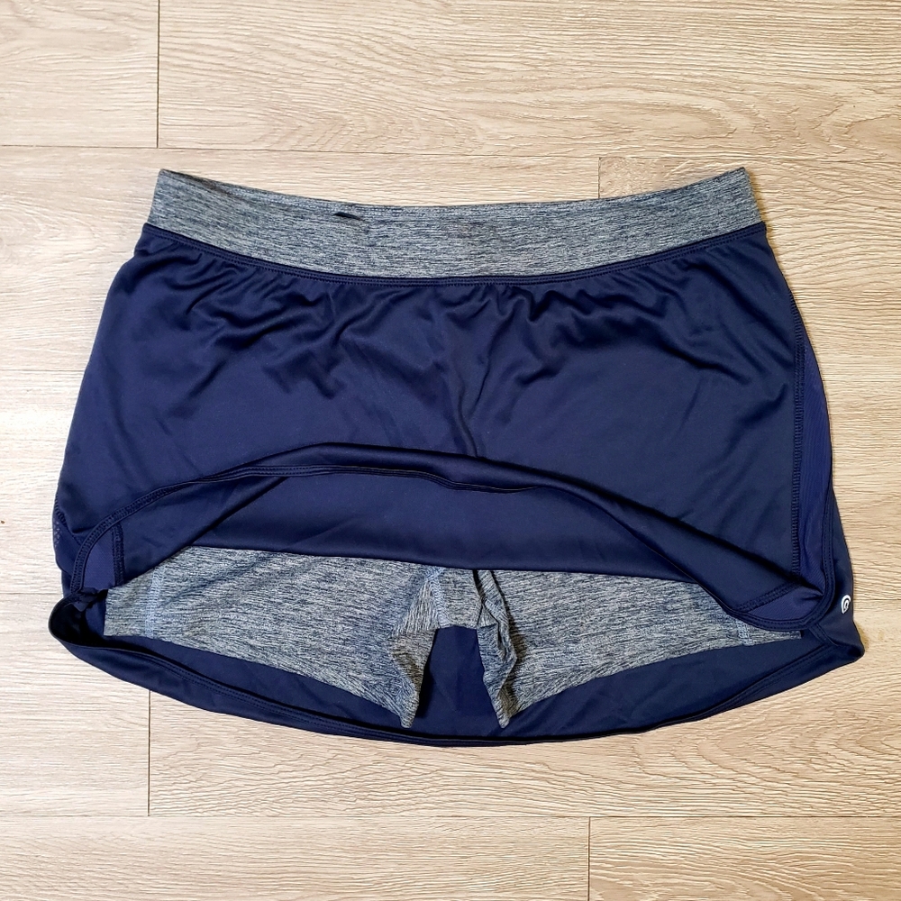C9 by Champion navy grey tennis skort size XL sporty gym running active sport